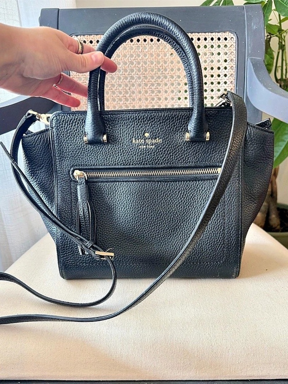 Kate Spade Chester Street Kalen Satchel Black